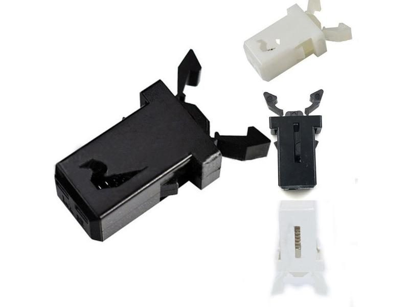 10pcs Trash Can Plastic Lock Self-Locking Switch Replacement Catch Compatible Carousel 2