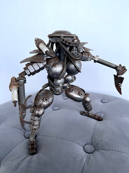 Predator Handmade Metal Sculpture Carousel 1