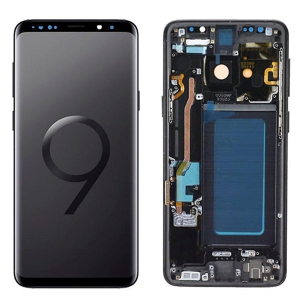 Original Samsung Galaxy S9 G960F LCD Touch Screen With Frame Black Carousel 1