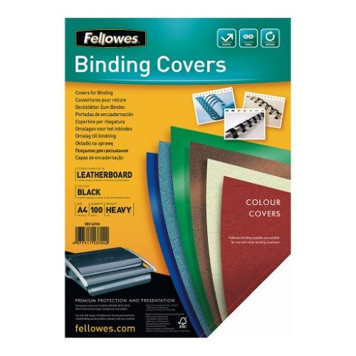 Fellowes Binding Covers A4 250gsm Pack 100 Carousel 1