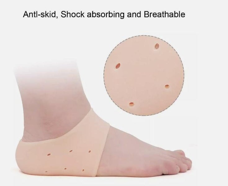 2Pairs --Foot Heel Gel Protector Painless Anti-Cracking Carousel 8