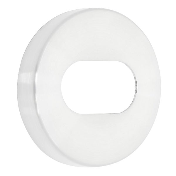 Barben Oval Cylinder Escutcheon Matt White BA-OCE-MW Carousel 1