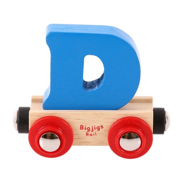 Bigjigs Rail Rail Name Letter D (Blue) Carousel 1