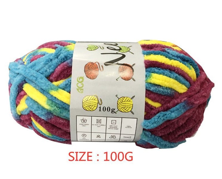 YARN - POLYESTER ACRYLIC 2 TONE #005 (Set of 6) Carousel 1