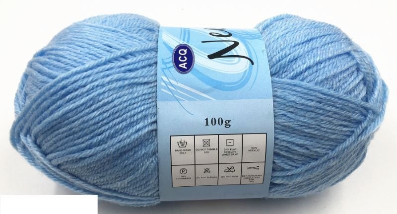 Yarn - Acrylic Blue 100g (Set of 12) Carousel 1