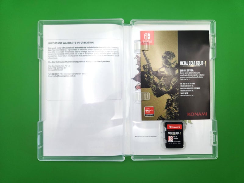 Metal Gear Solid: Master Collection Vol 1 - Complete Nintendo Switch Game Carousel 2