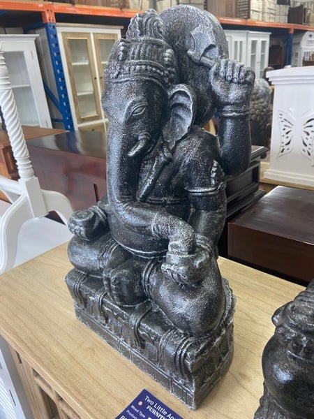 fibre cement ganesh statue - grey Carousel 3