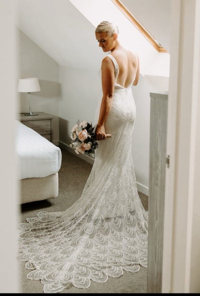 Wedding Dress (Kellylin Couture) Size 10-12628638668993291129