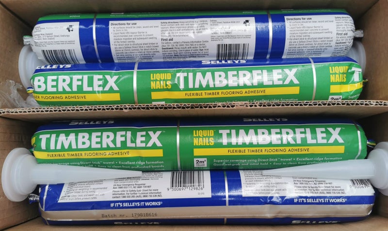 Selley's Timberflex Flooring Adhesive 1 x 600mL Carousel 1