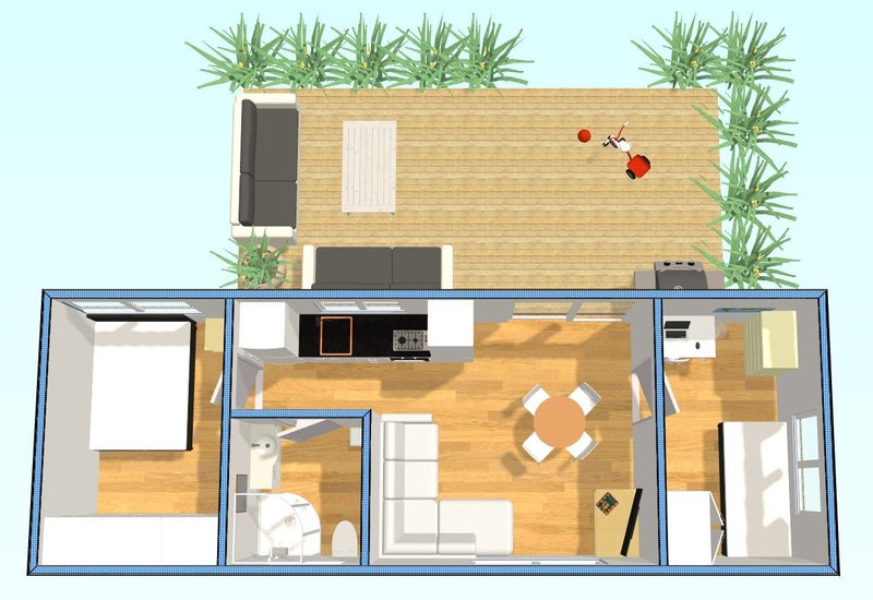 Tiny Home 2 Bedroom 36.7m² Carousel 12