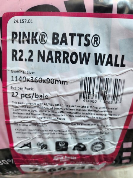Pink Batts Walls R2.2 Carousel 3