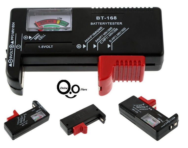 New AA/AAA/C/D/9V/1.5V Battery Volt Tester Carousel 1