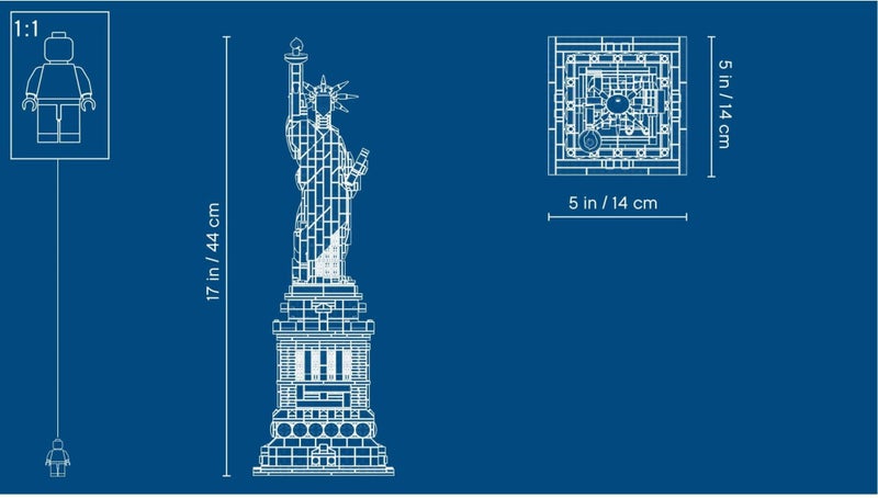 LEGO 21042 Statue of Liberty BRAND NEW SEALED Carousel 5