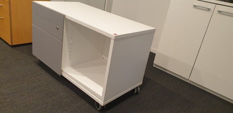 Office caddy / mobile / Printer stand on wheels / small credenza Carousel 2
