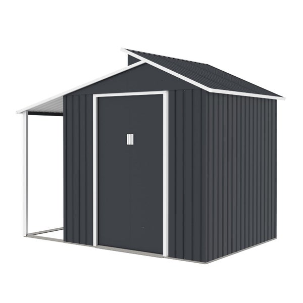 2.9m x 1.9m Garden Storage Box,Bike Shed,2-in-1 Carousel 8