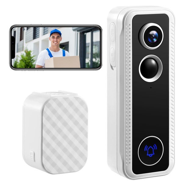Video Doorbell Camera Smart Wireless 2K HD Security Door Bell Motion Detection Carousel 10