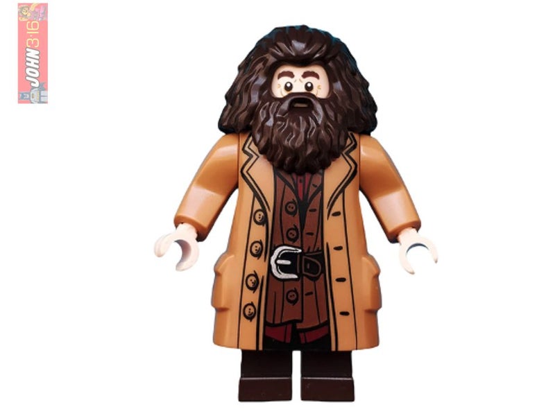 RUBEUS HAGRID, HARRY POTTER LEGO MINIFIGURE (VERY COOL FIGURE!) Carousel 1