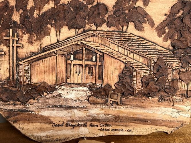 Vintage 2009 Australia Nancy Ramsey Studio Pottery Wall Art Carousel 2