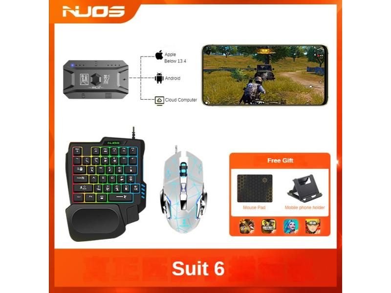 M1 Pro Mobile Controller Gaming Keyboard Mouse Converter BT V5.0 Programmable Carousel 1