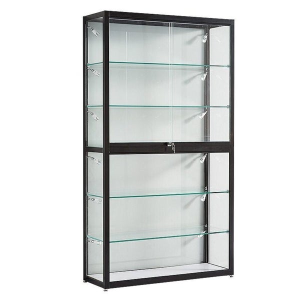 Glass Display Cabinet Showcase with LED Lights - Retail Shop Furniture"62931725297794113