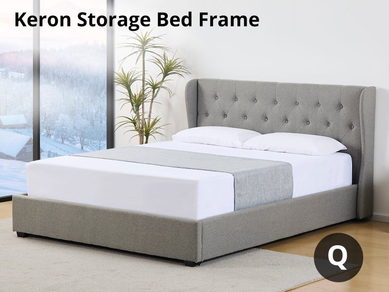 Storage Bed Frame Queen Carousel 2