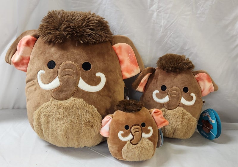 Squishmallow Mammoth Bulk Lot x3 Carousel 1