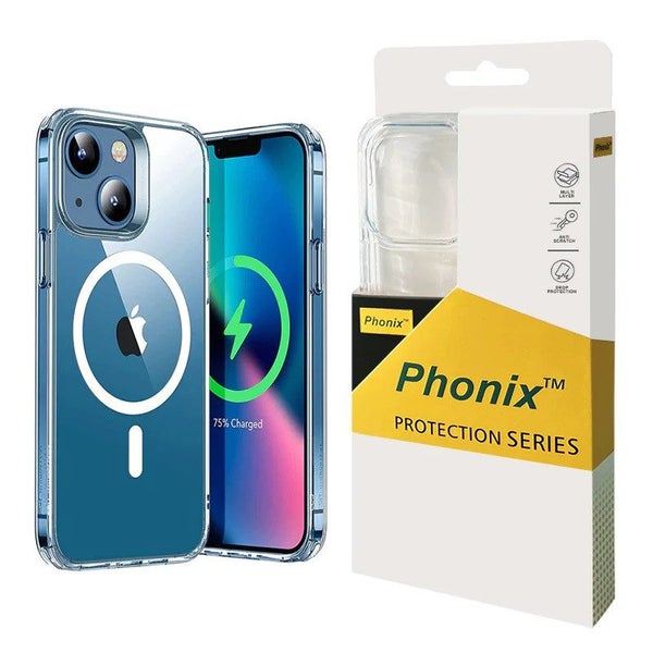 Phonix Apple iPhone 12 / iPhone 12 Pro Clear Rock Hard Case with MagSafe Carousel 1