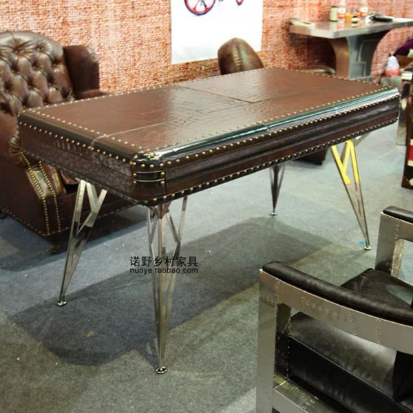 100% leather cowhide vintage dressing table jewelry storage jewelry storage Carousel 3