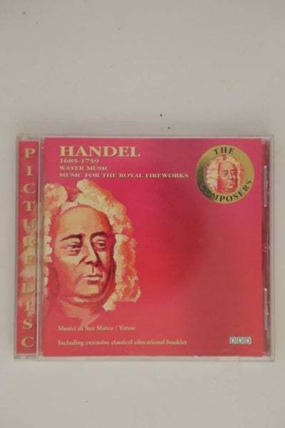 Water music - music for the Royal Fireworks [CD] by Handel Carousel 1