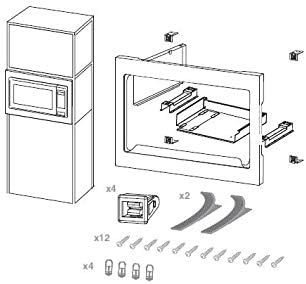 Panasonic Microwave Trim Kit for NN-ST64JW and NN-ST65JW Microwave Models, White Carousel 2