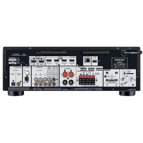 Onkyo TXNR5100B 7.2-Channel 8K Smart AV Receiver. Dolby Atmos Height Virtualizer Carousel 4