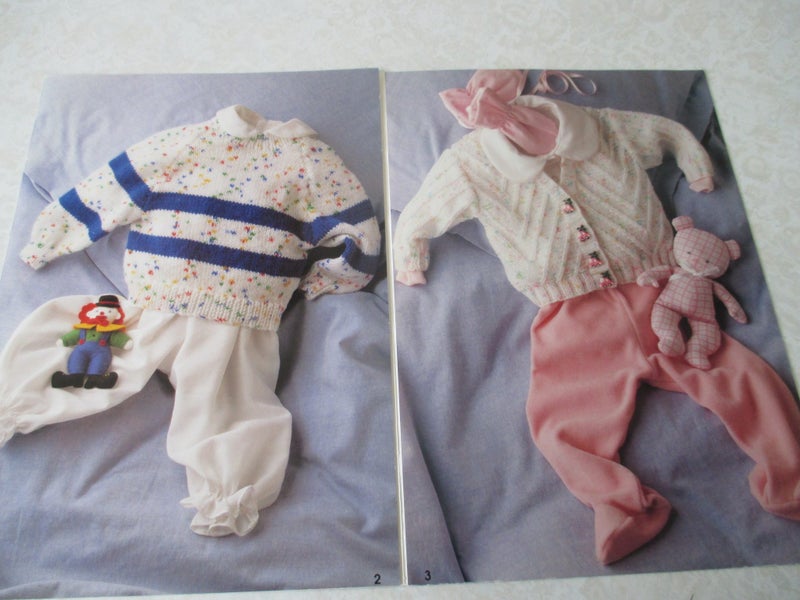 Baby Knitting Pattern - Cleckheaton - 4 Patterns Carousel 2