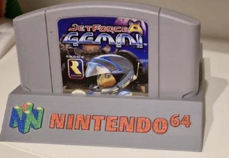 Display Stand for Nintendo 64 N64 Game Cartridges Carousel 6
