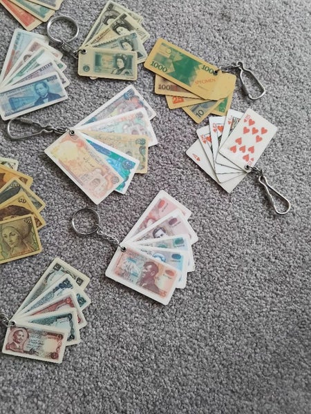 ($25 each) Vintage Currency Keyrings Carousel 4