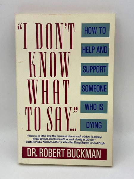 I Don't Know what to Say-- by Rob Buckman Carousel 1