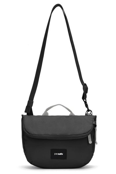 Pacsafe GO Anti-Theft Recycled Saddle Crossbody Bag Jet Black Carousel 2