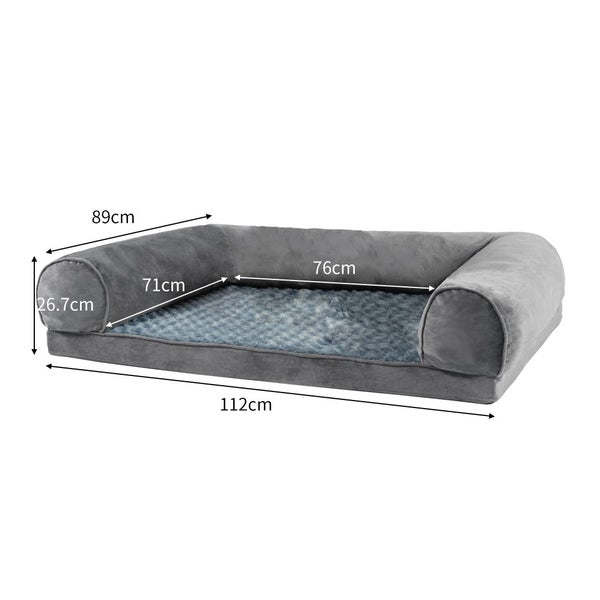 Pawz Pet Bed Sofa Dog Bedding Soft Warm Mattress Cushion Pillow Mat Plush XL Carousel 10