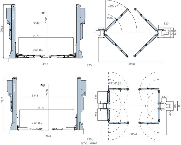 EAE E25 5T TWO WIRELESS INDEPENDENT COLUMNS 400V/3PH Carousel 12