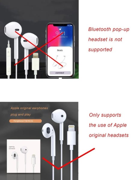 Iphone dual Earphone and Lightning Converter Carousel 2