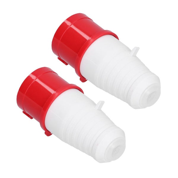 4 pin industrial plug 2Pcs 4 Pin Industrial Plug 3 Phase Circular Waterproof Carousel 5