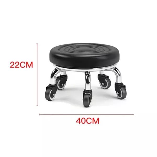 Stool With Pulleys For Car Washing Housework Mobile Farming Carousel 1