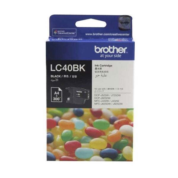 Brother LC-40 Black Cyan Magenta Yellow 4 Ink Cartridge LC40 Value Pack Carousel 2