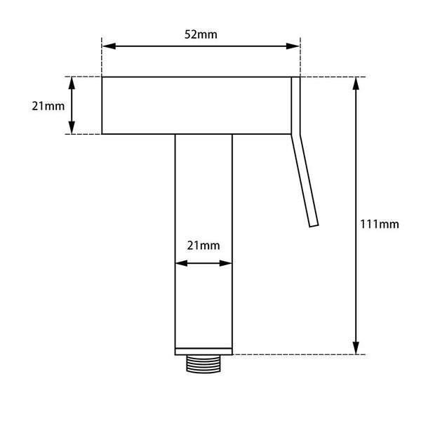 Brushed Nickel Toilet Bidet Kit. Carousel 7