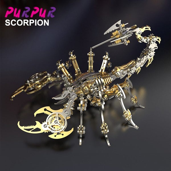 3D Assembly Kit For Children Adults Anti Stress Metal Insect Animal Puzzles Carousel 2