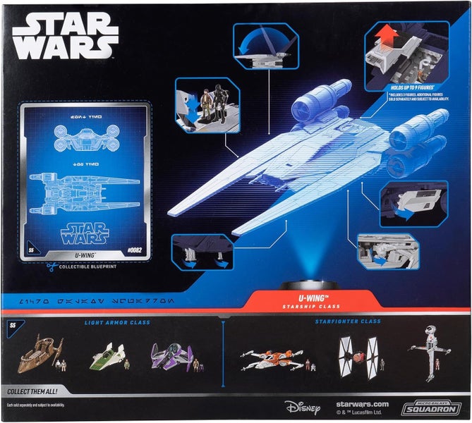 Star Wars Micro Galaxy Squadron: Starship Class U-Wing Starfighter Carousel 2