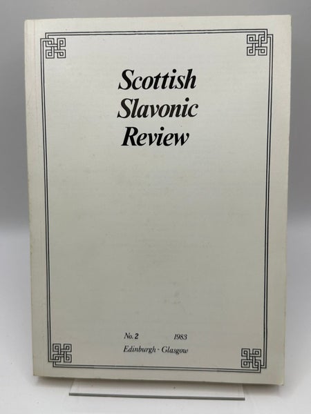 Scottish Slavonic Review No. 2 1983 by D. Ward64492453068673110