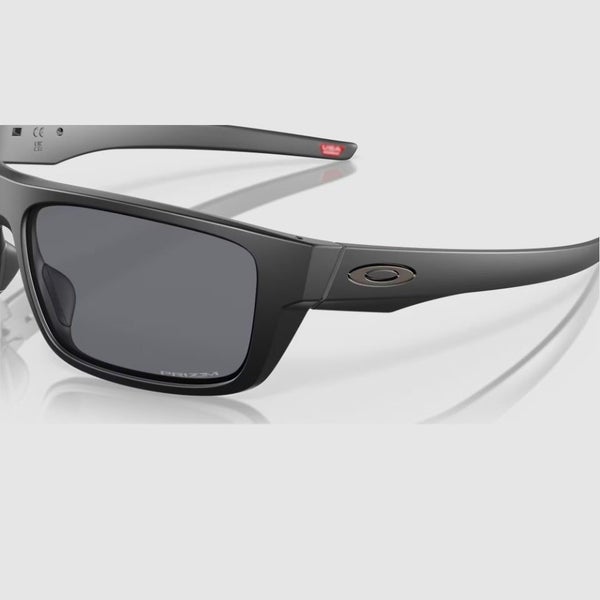 RRP $236.00 BRAND NEW Oakley Drop Point Sunglasses - Matt Black w PRIZM Grey ... Carousel 7