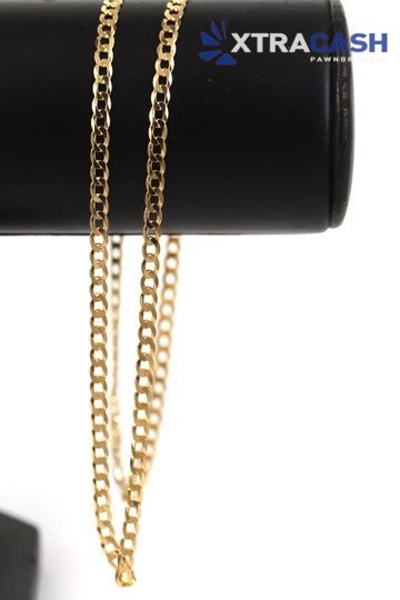 Michael Hill 10ct Yellow Gold Diamond Cut Curb Chain Carousel 2