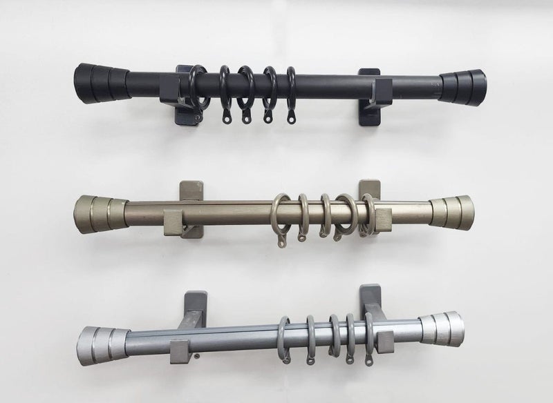 Trinity 28mm Curtain Rod Set -1.8m Carousel 2