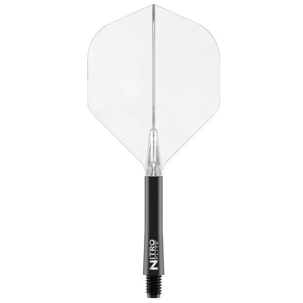 Red Dragon - NEW Nitro Flite Flights & Shafts - Black & Clear - Standard Carousel 1